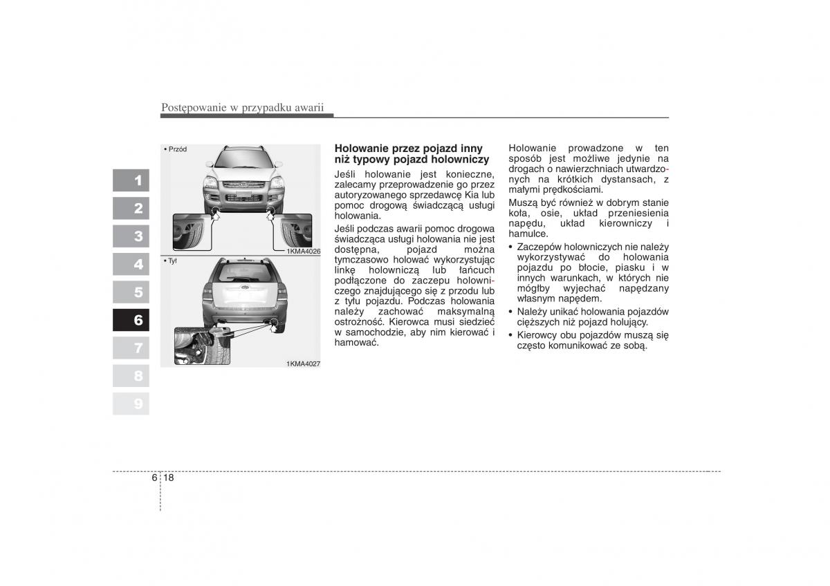 KIA Sportage II 2 instrukcja obslugi / page 283