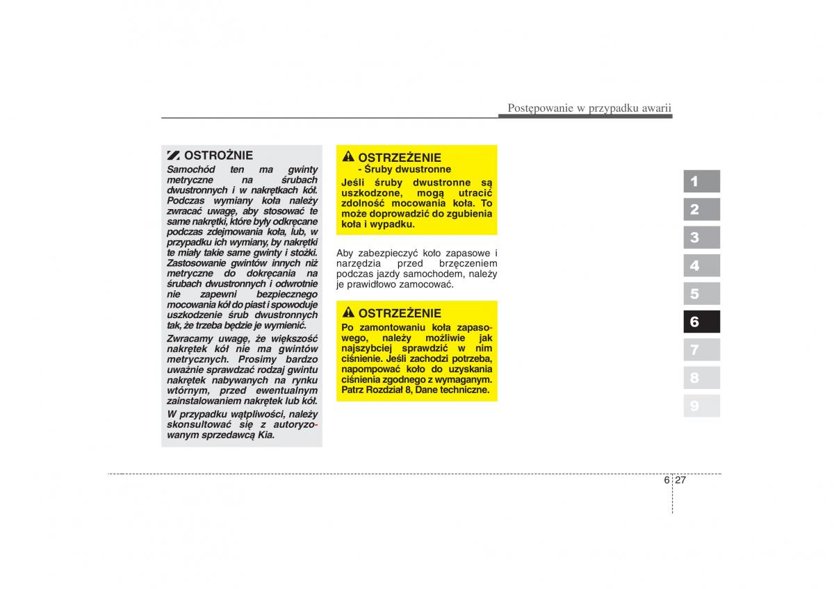 KIA Sportage II 2 instrukcja obslugi / page 292