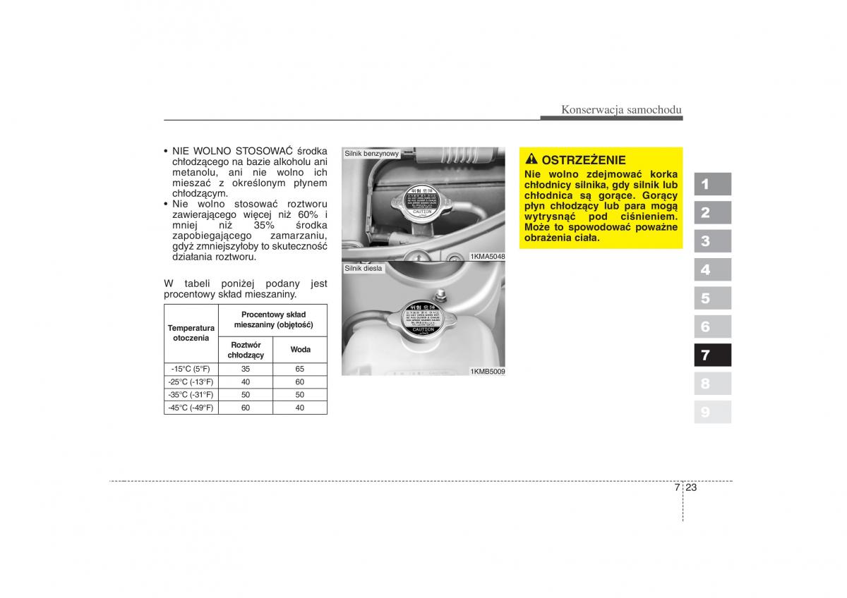 KIA Sportage II 2 instrukcja obslugi / page 315