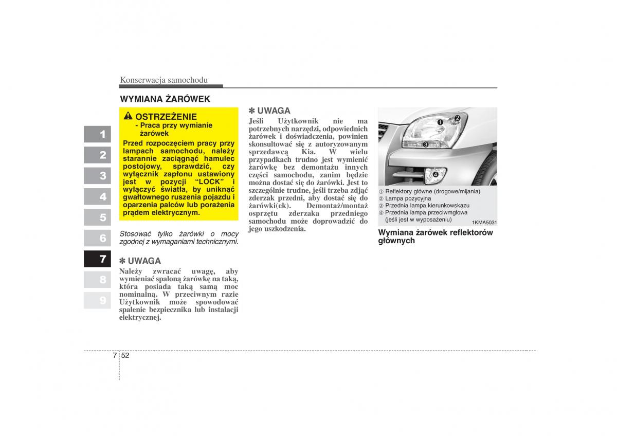 KIA Sportage II 2 instrukcja obslugi / page 344