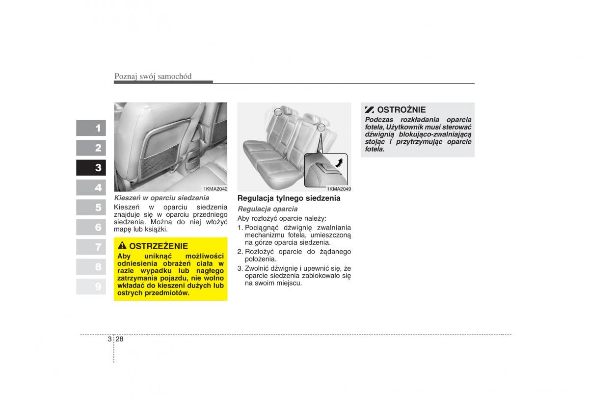 KIA Sportage II 2 instrukcja obslugi / page 39