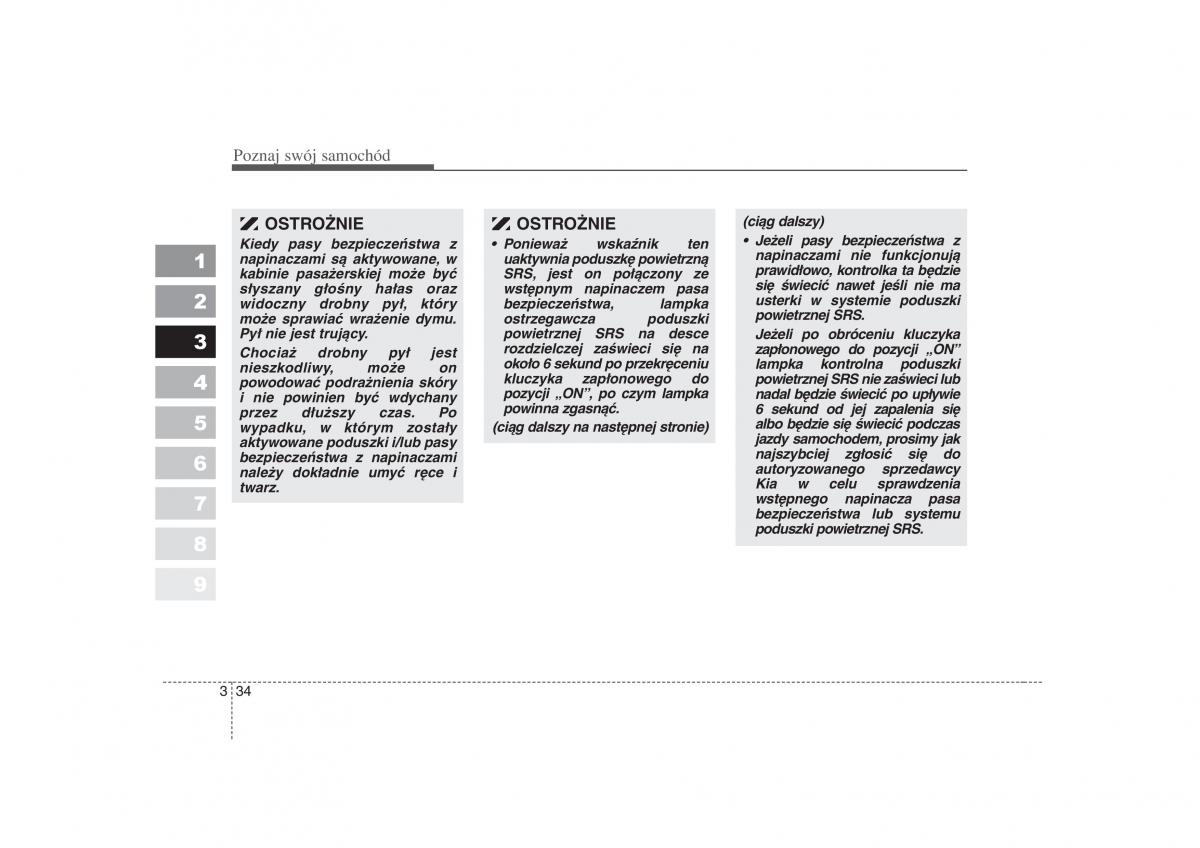 KIA Sportage II 2 instrukcja obslugi / page 45