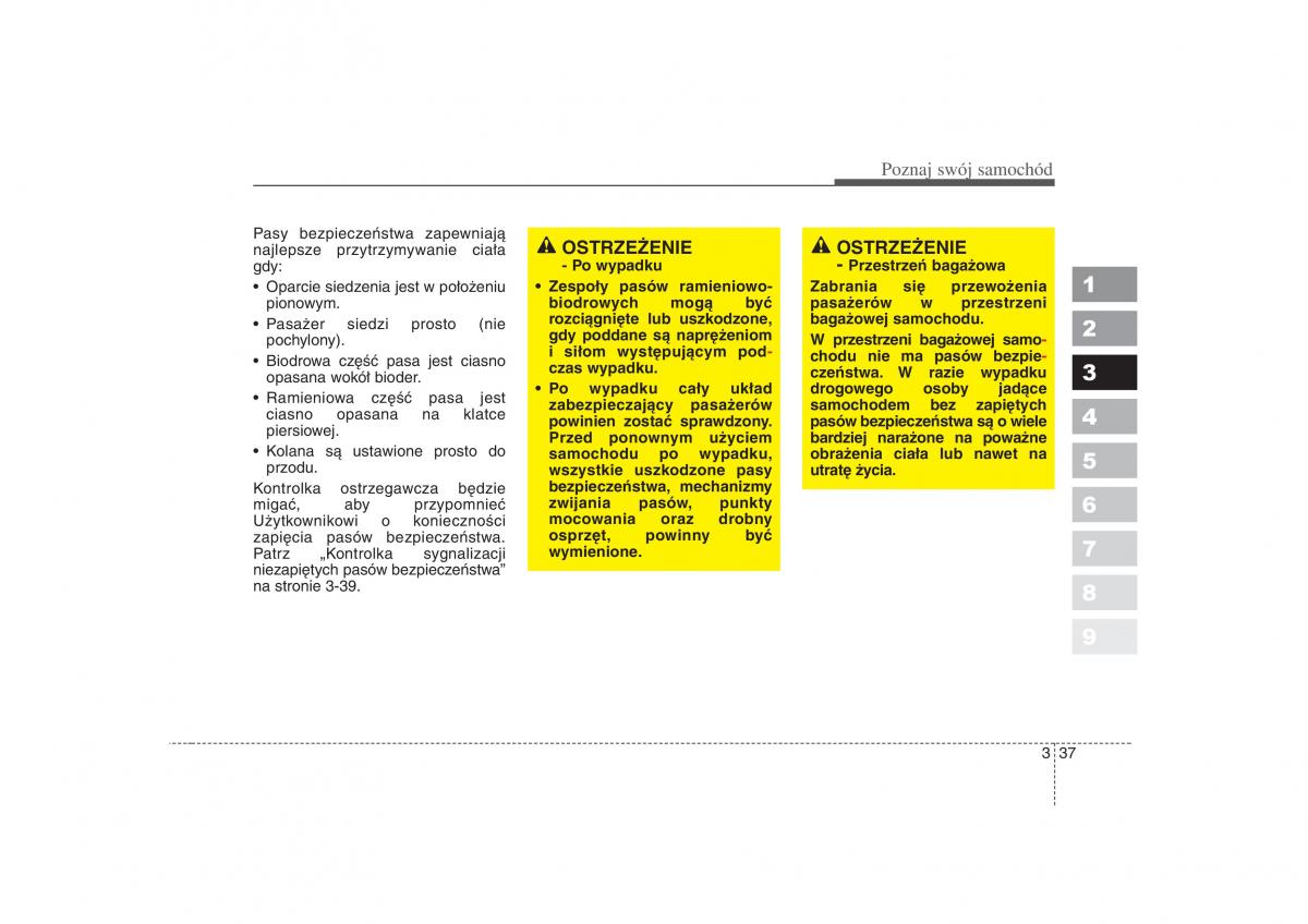 KIA Sportage II 2 instrukcja obslugi / page 48