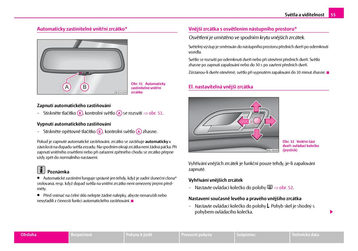 Skoda Superb I 1 navod k obsludze / page 56