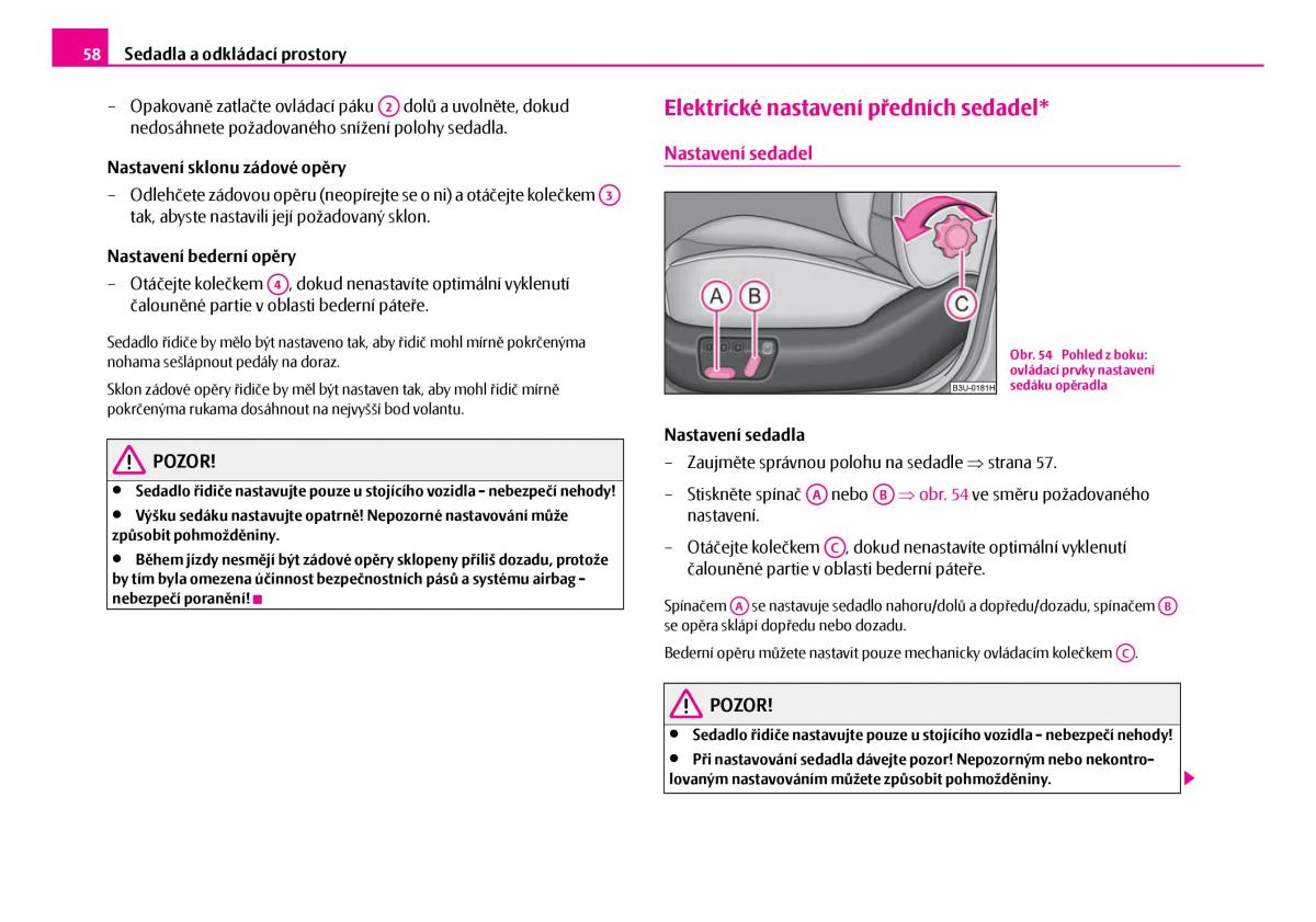 Skoda Superb I 1 navod k obsludze / page 59