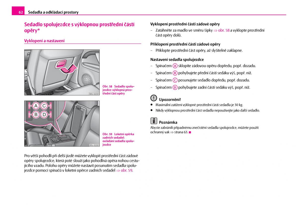 Skoda Superb I 1 navod k obsludze / page 63