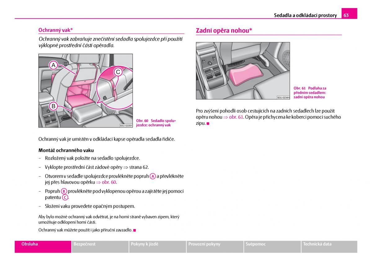 Skoda Superb I 1 navod k obsludze / page 64