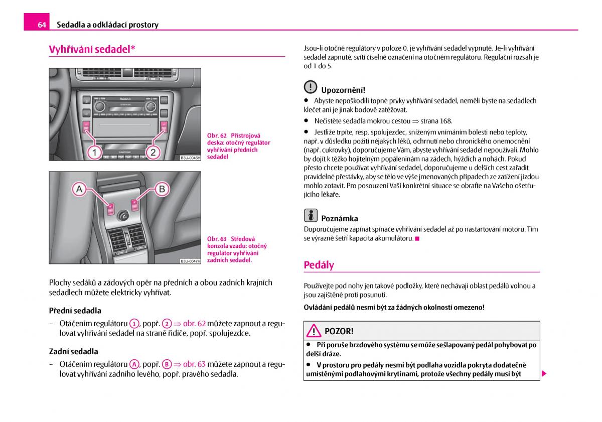 Skoda Superb I 1 navod k obsludze / page 65