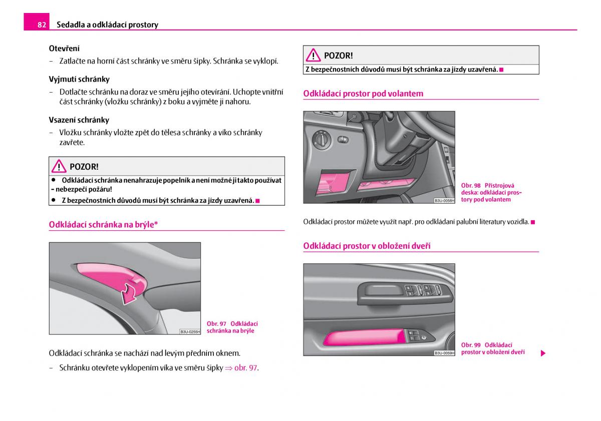 Skoda Superb I 1 navod k obsludze / page 83