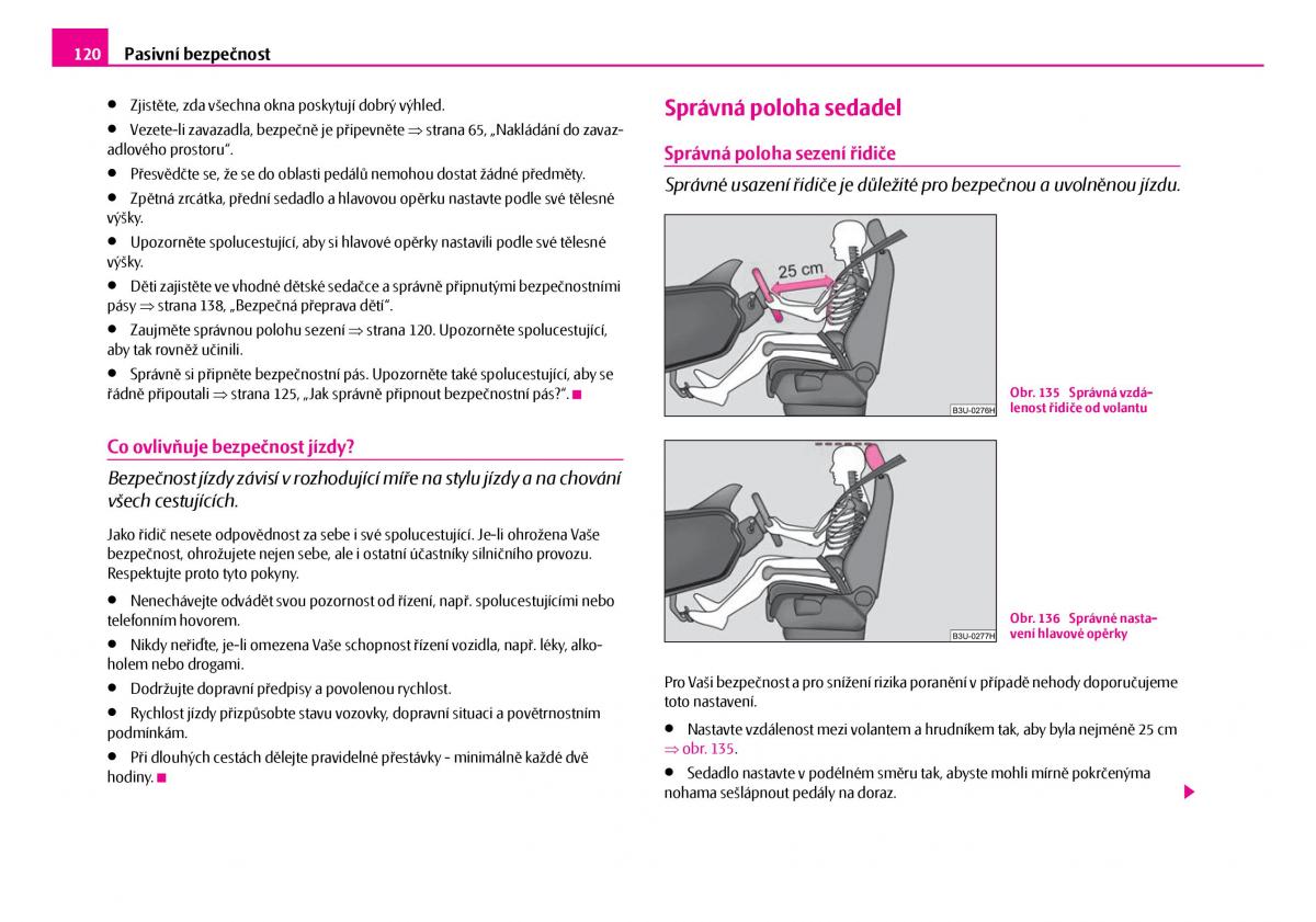 Skoda Superb I 1 navod k obsludze / page 121