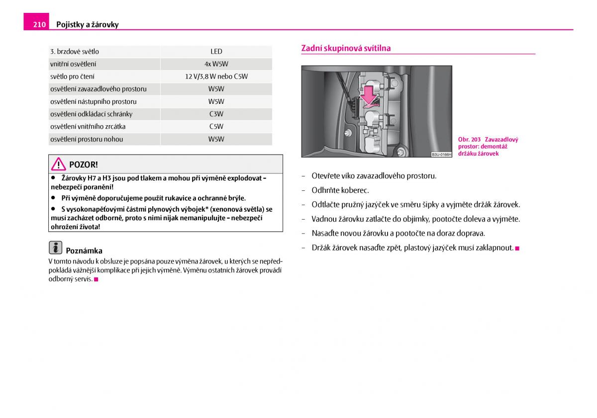 Skoda Superb I 1 navod k obsludze / page 211