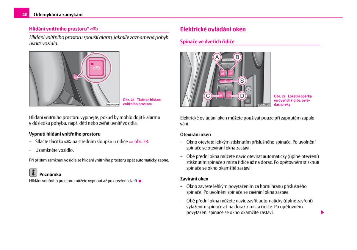 Skoda Superb I 1 navod k obsludze / page 41