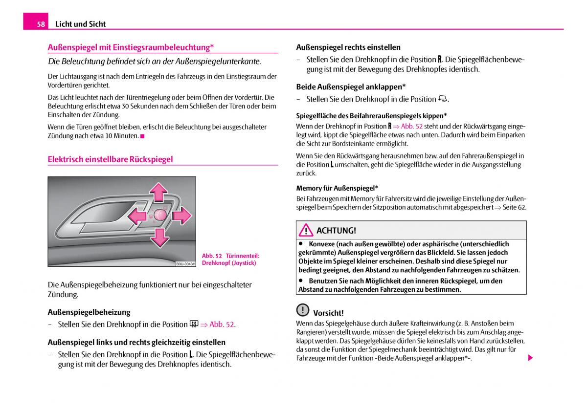 Skoda Superb I 1 Handbuch / page 59