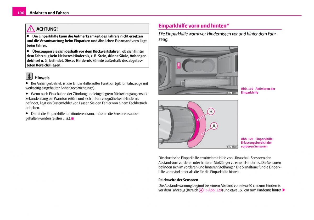 Skoda Superb I 1 Handbuch / page 107