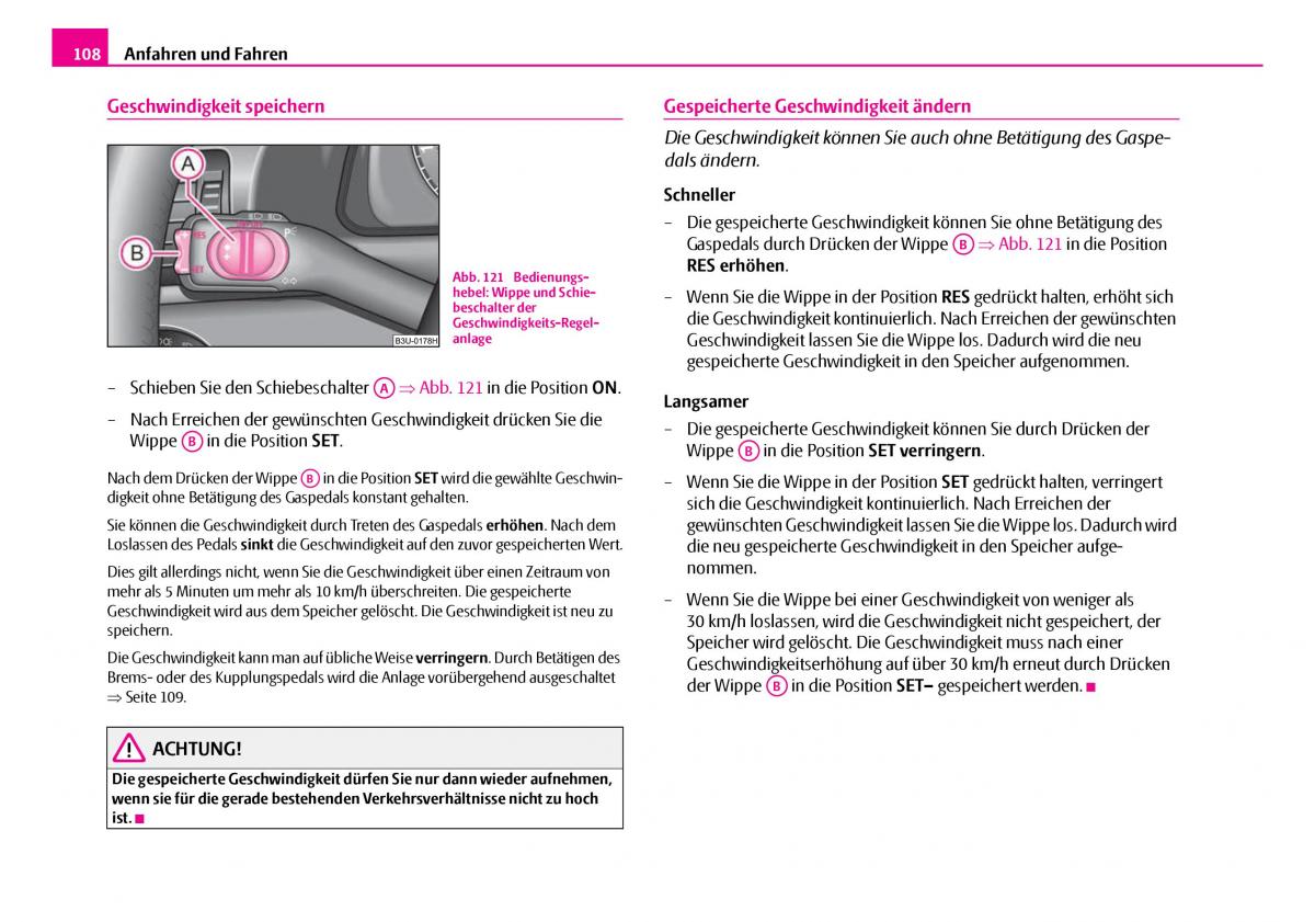 Skoda Superb I 1 Handbuch / page 109