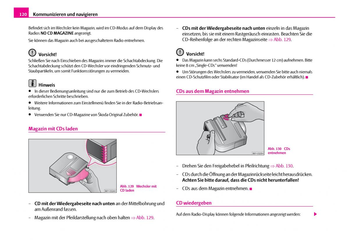 Skoda Superb I 1 Handbuch / page 121