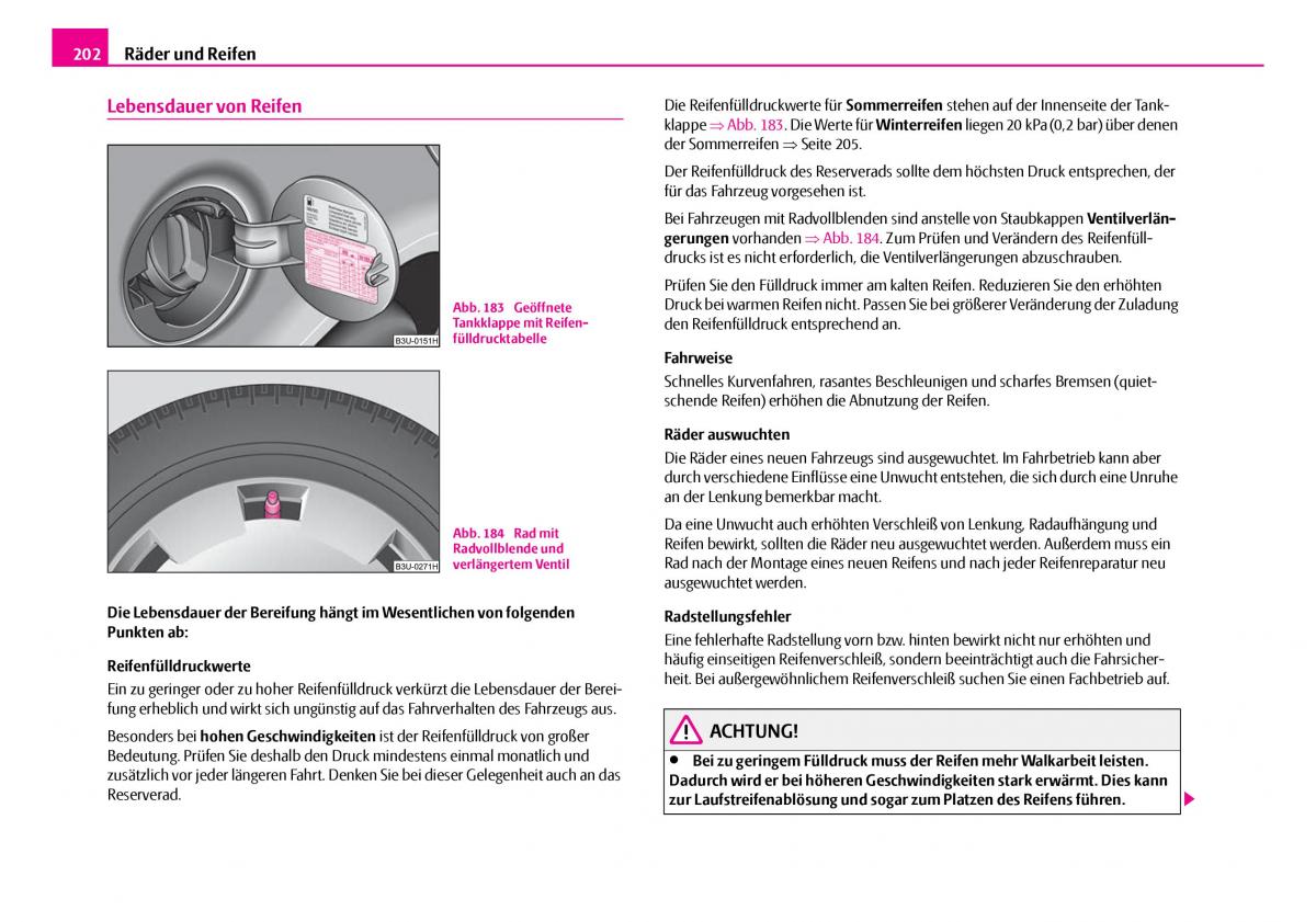 Skoda Superb I 1 Handbuch / page 203