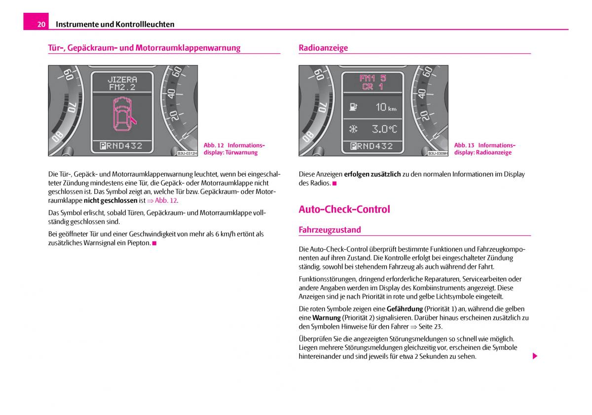 Skoda Superb I 1 Handbuch / page 21