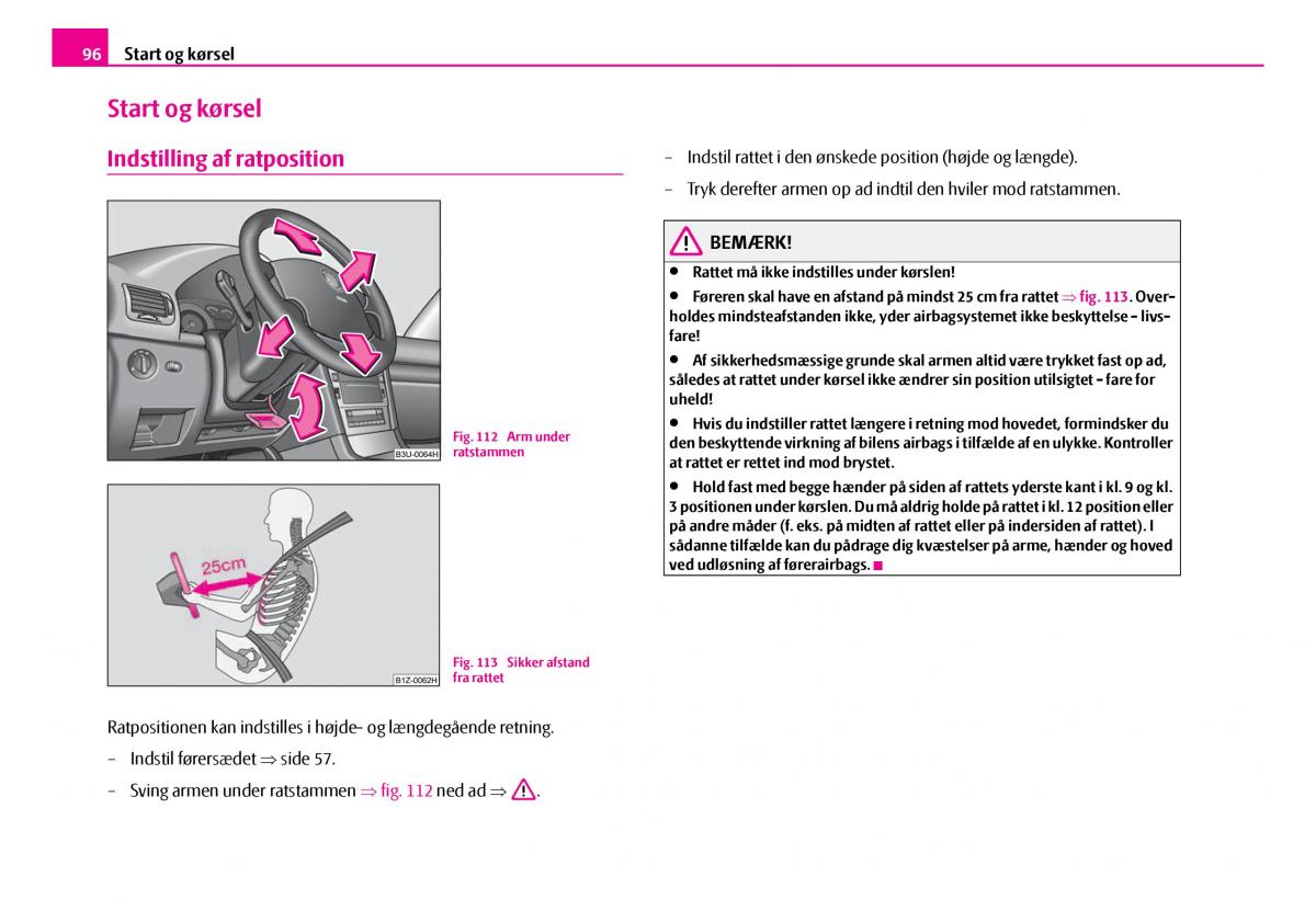 Skoda Superb I 1 Bilens instruktionsbog / page 97