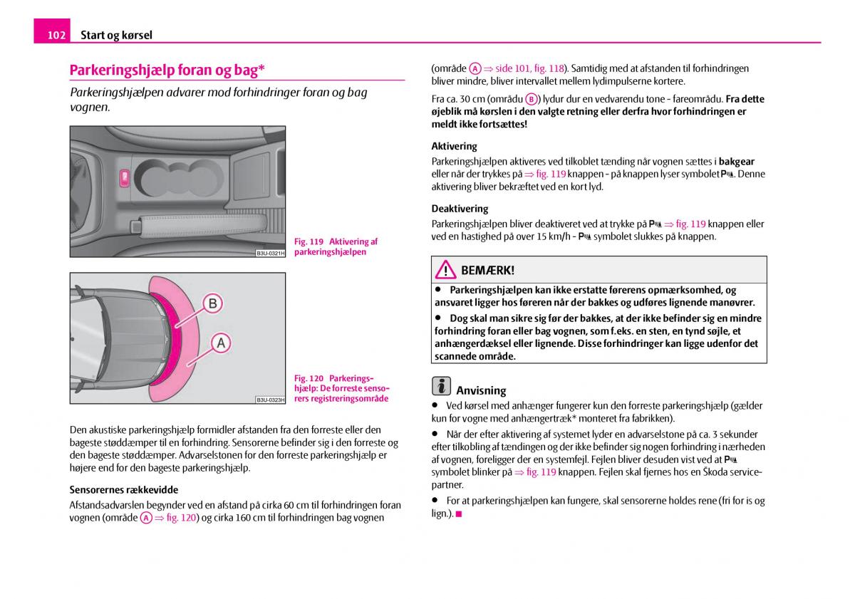 Skoda Superb I 1 Bilens instruktionsbog / page 103