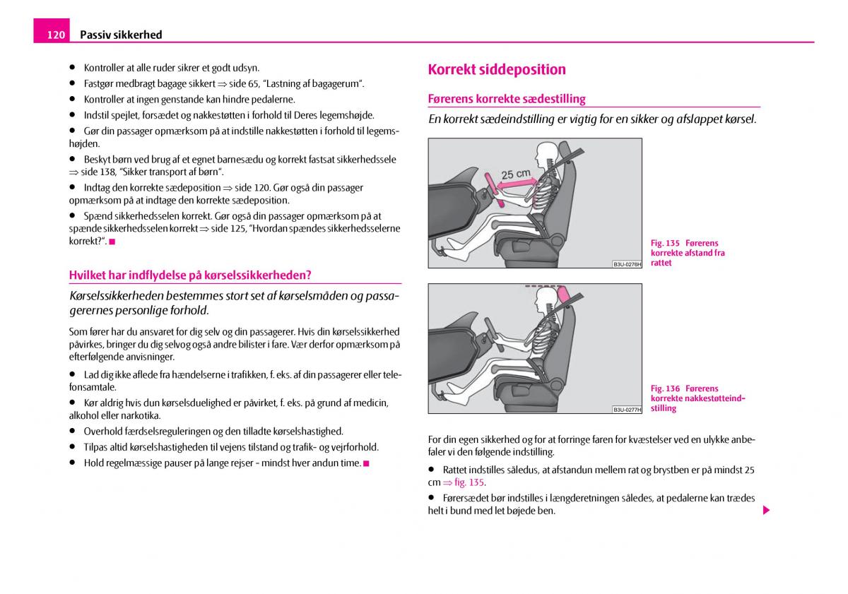 Skoda Superb I 1 Bilens instruktionsbog / page 121