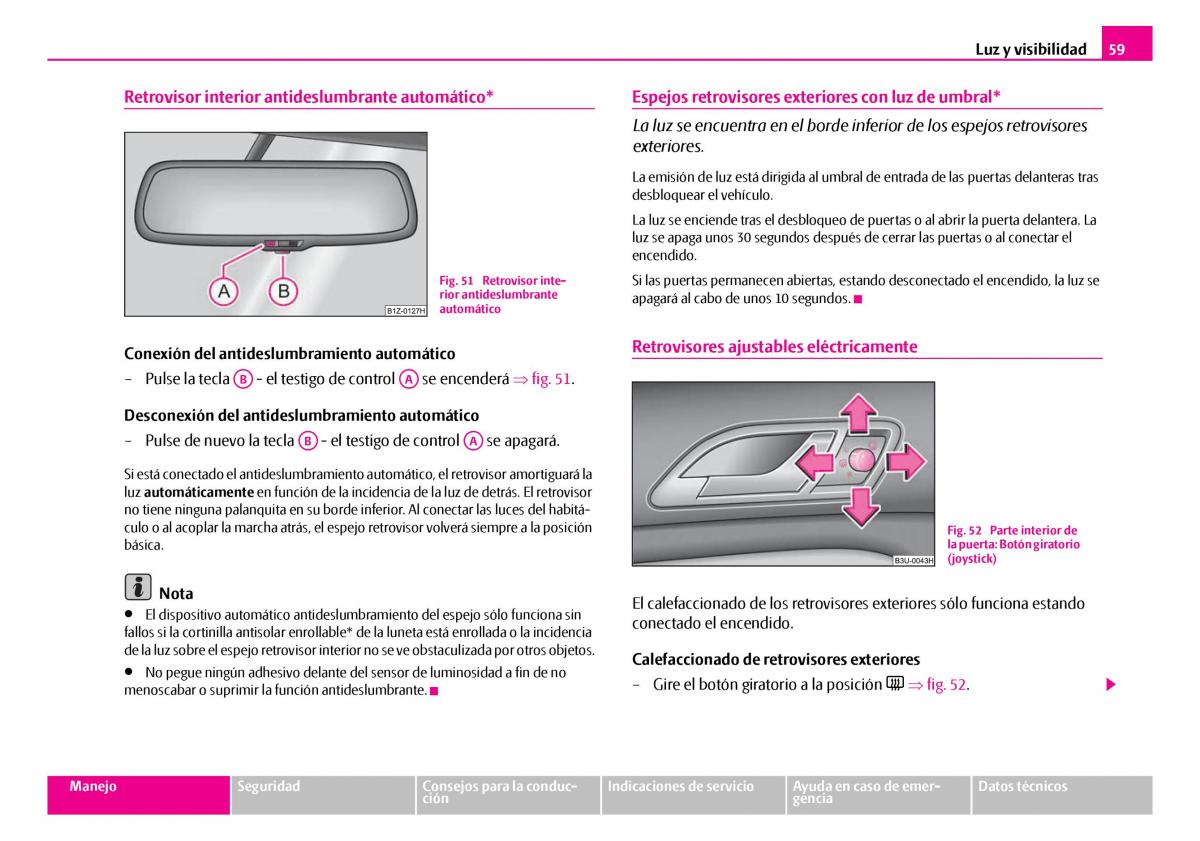 Skoda Superb I 1 manual del propietario / page 60