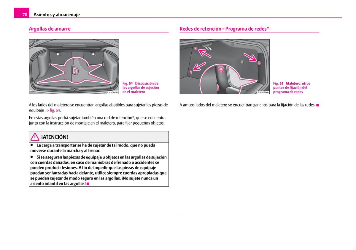 Skoda Superb I 1 manual del propietario / page 71