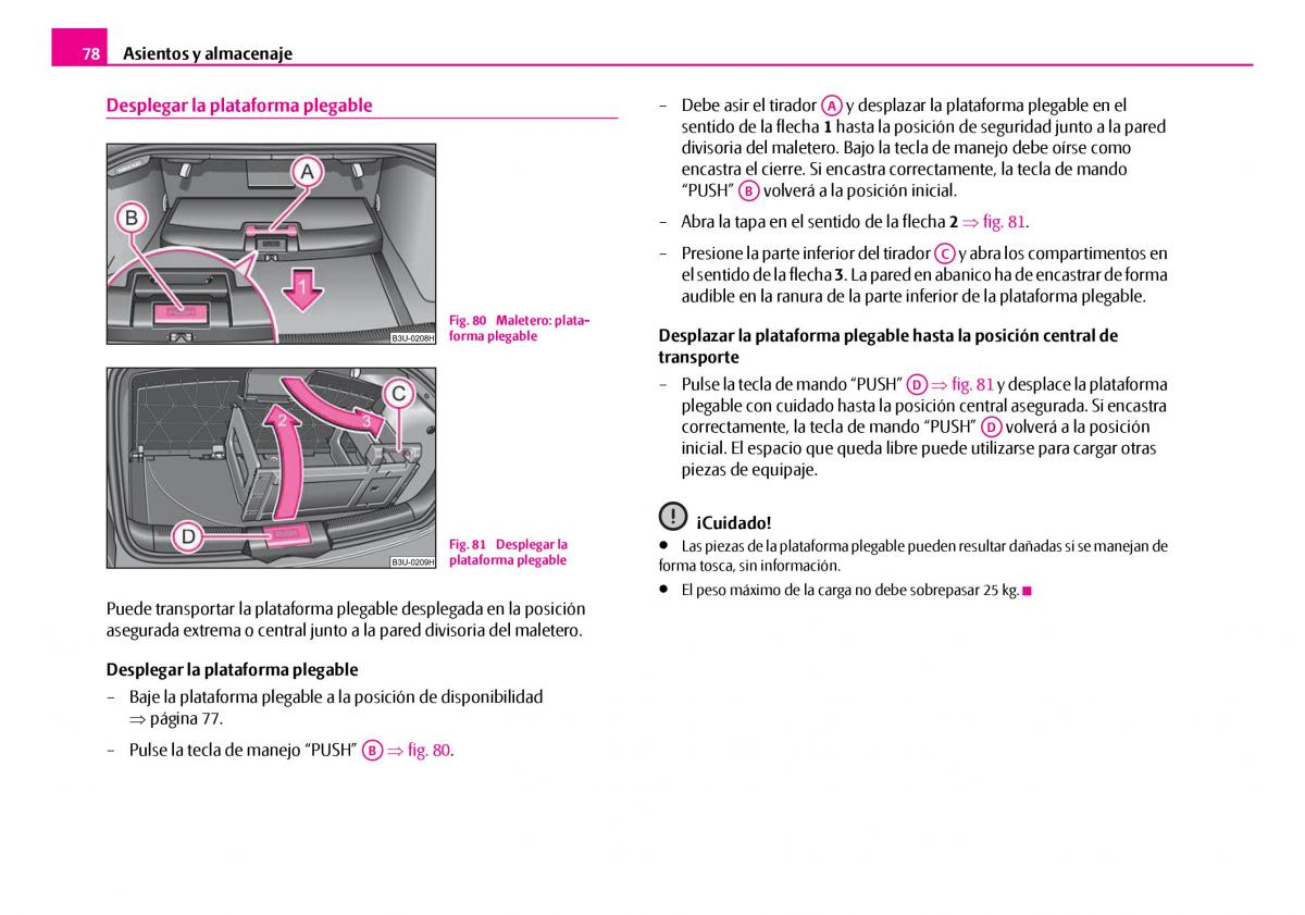 Skoda Superb I 1 manual del propietario / page 79