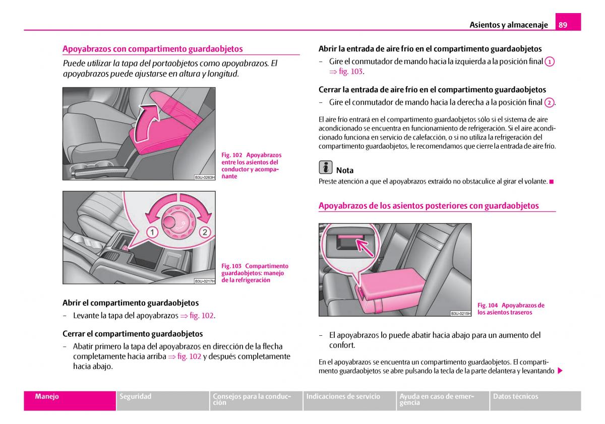 Skoda Superb I 1 manual del propietario / page 90