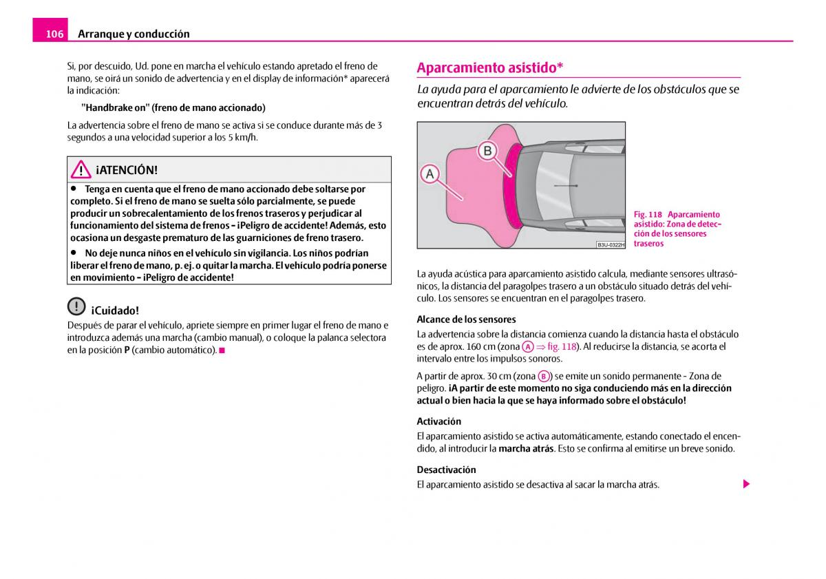 Skoda Superb I 1 manual del propietario / page 107