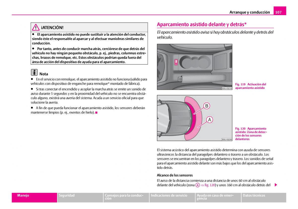 Skoda Superb I 1 manual del propietario / page 108