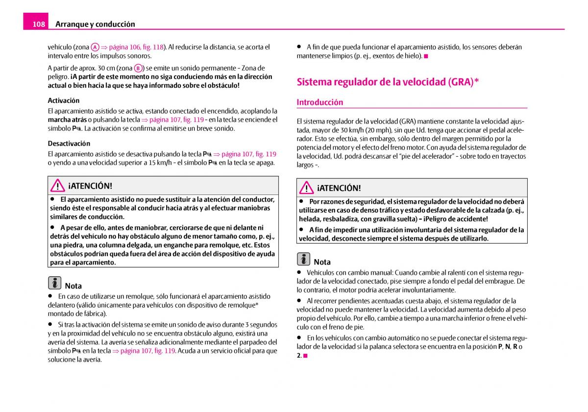 Skoda Superb I 1 manual del propietario / page 109