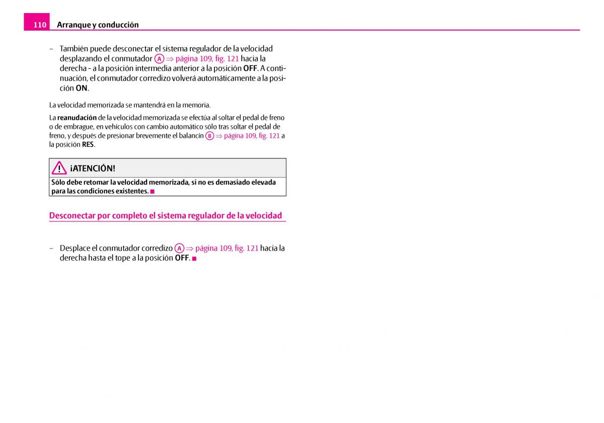 Skoda Superb I 1 manual del propietario / page 111