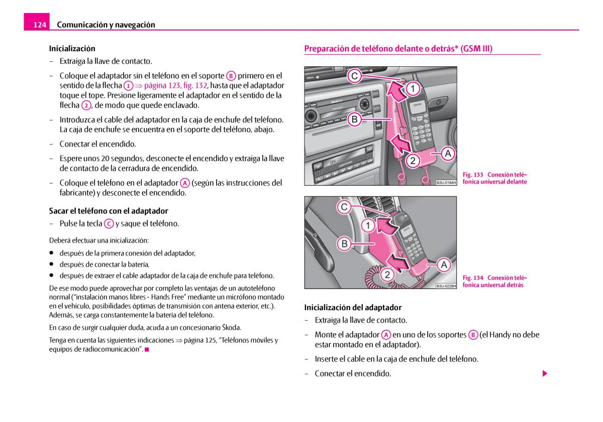 Skoda Superb I 1 manual del propietario / page 125