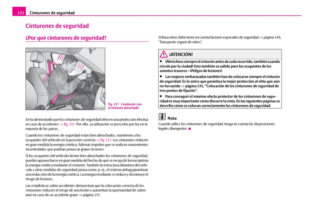 Skoda Superb I 1 manual del propietario / page 133