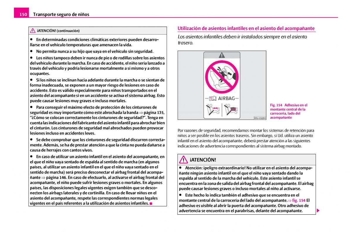 Skoda Superb I 1 manual del propietario / page 151