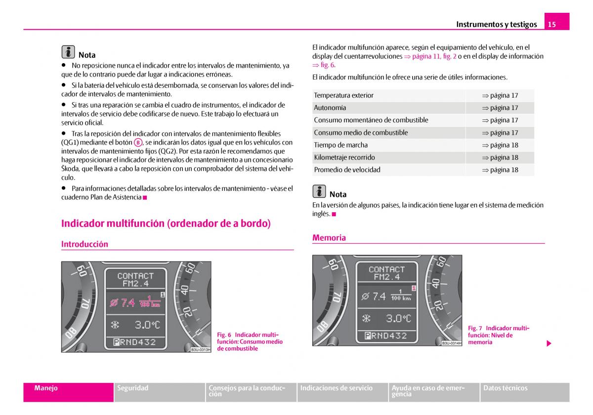 Skoda Superb I 1 manual del propietario / page 16