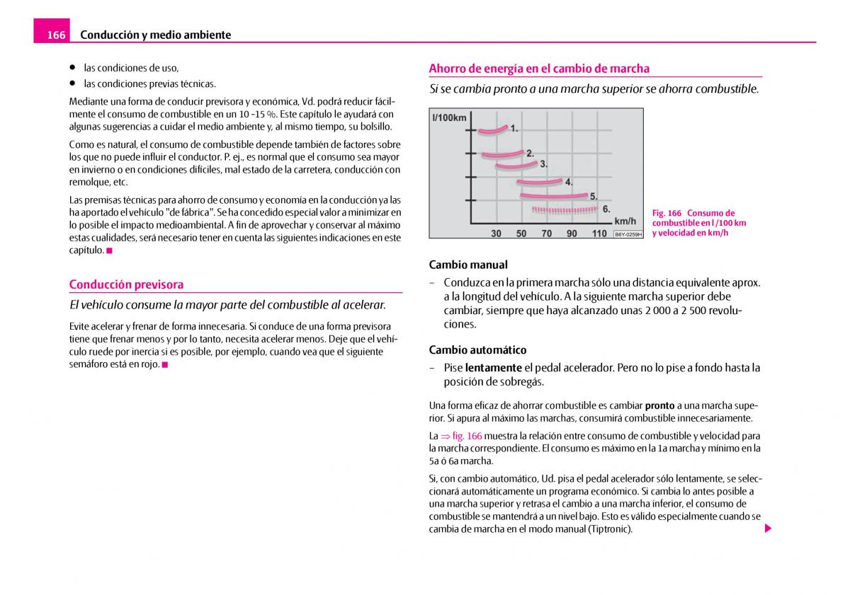 Skoda Superb I 1 manual del propietario / page 167