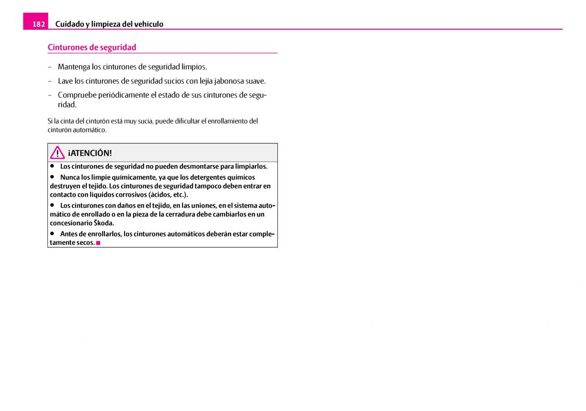 Skoda Superb I 1 manual del propietario / page 183