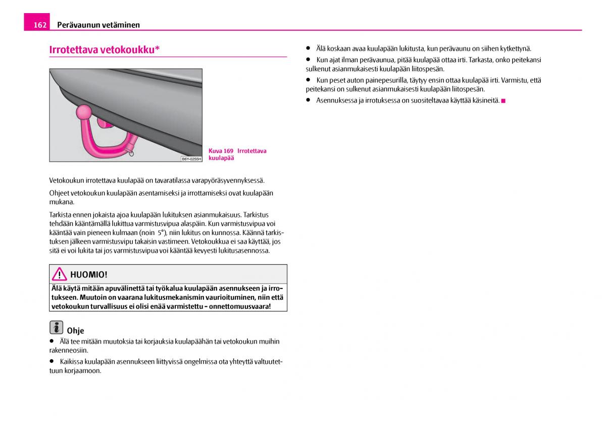 Skoda Superb I 1 omistajan kasikirja / page 163