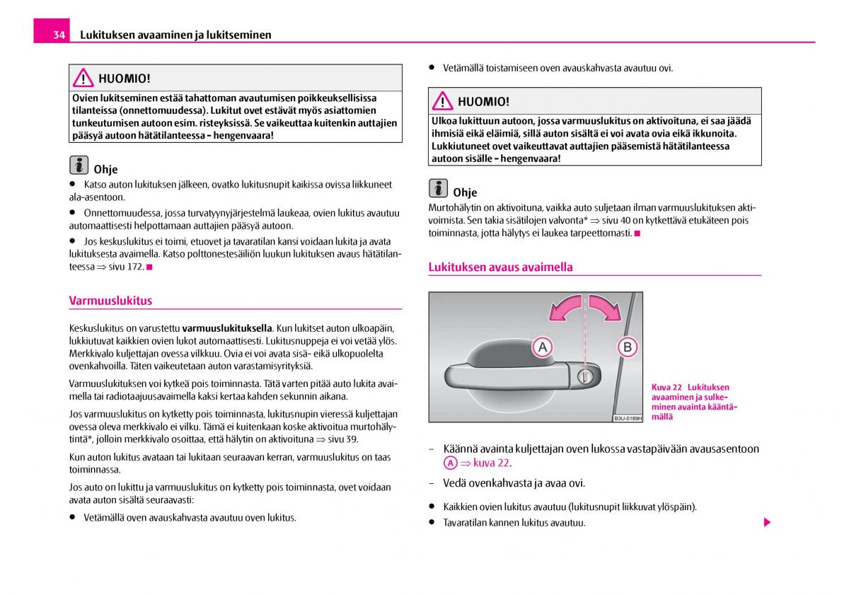 Skoda Superb I 1 omistajan kasikirja / page 35