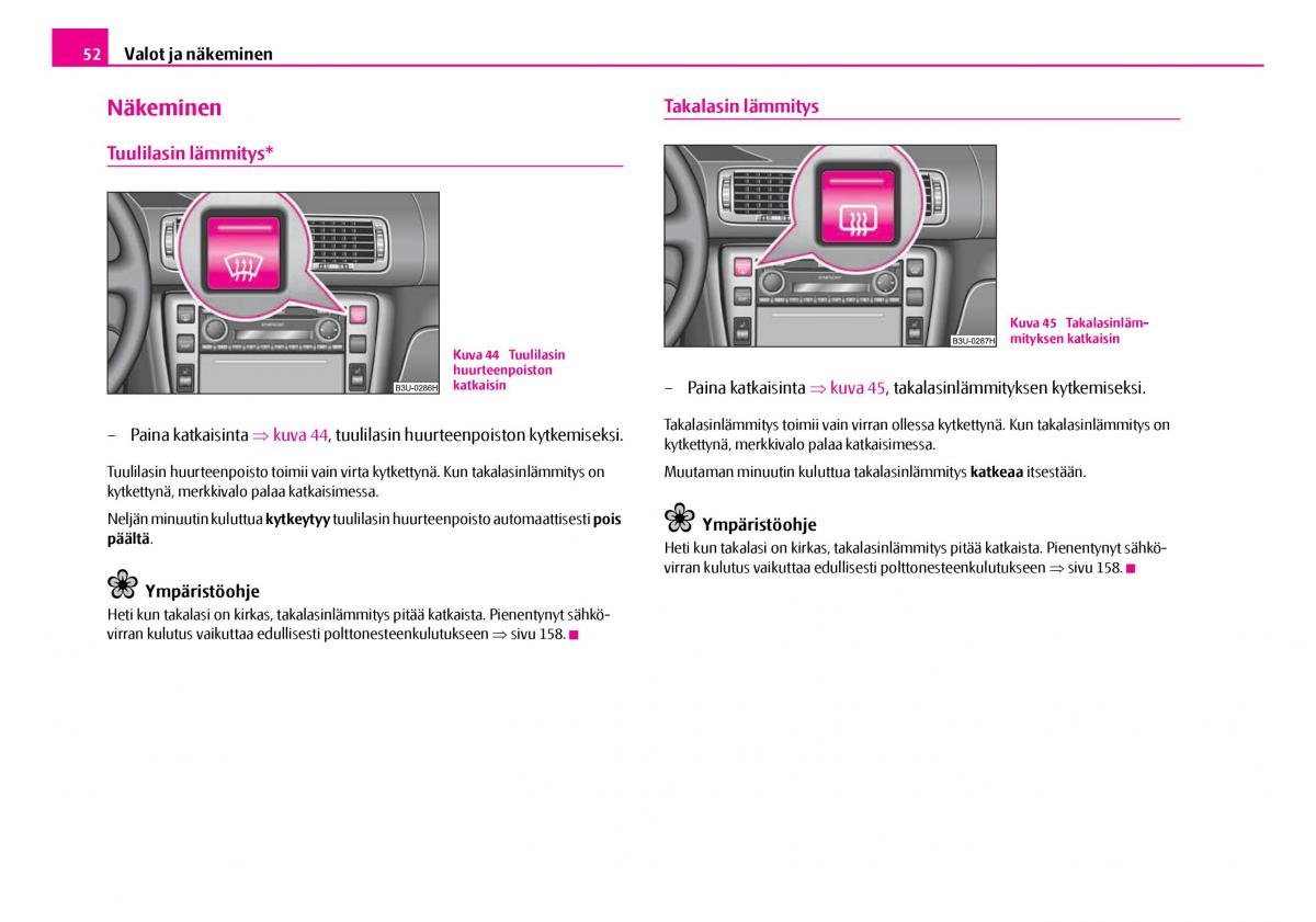 Skoda Superb I 1 omistajan kasikirja / page 53