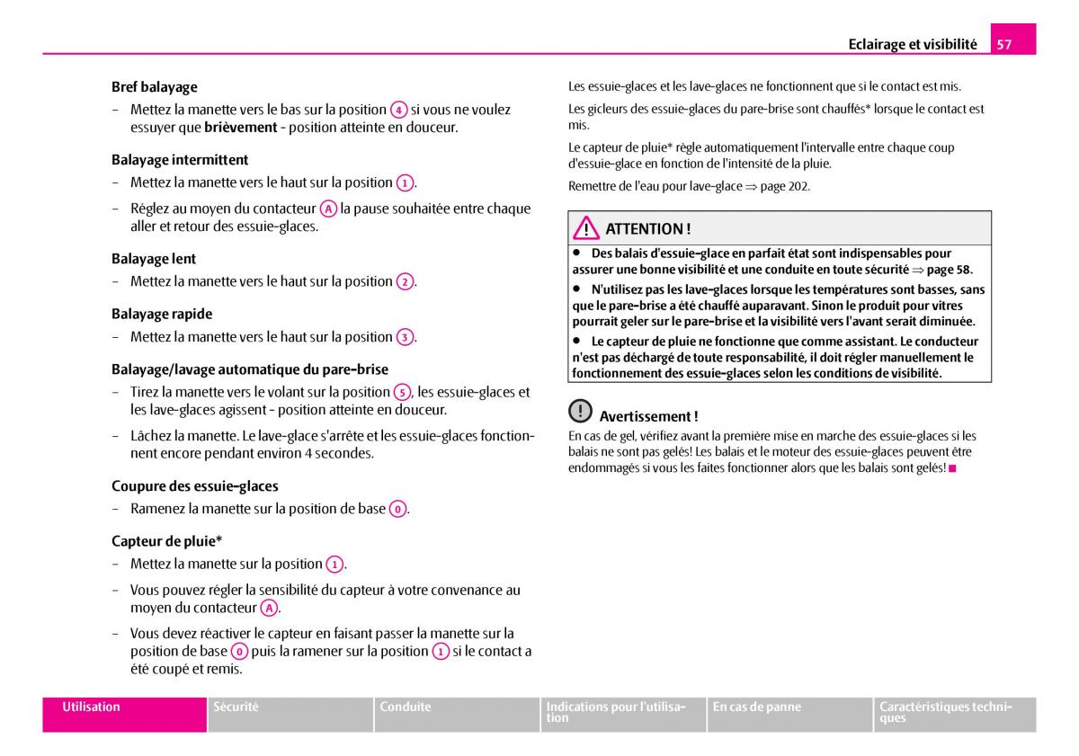 Skoda Superb I 1 manuel du proprietaire / page 58