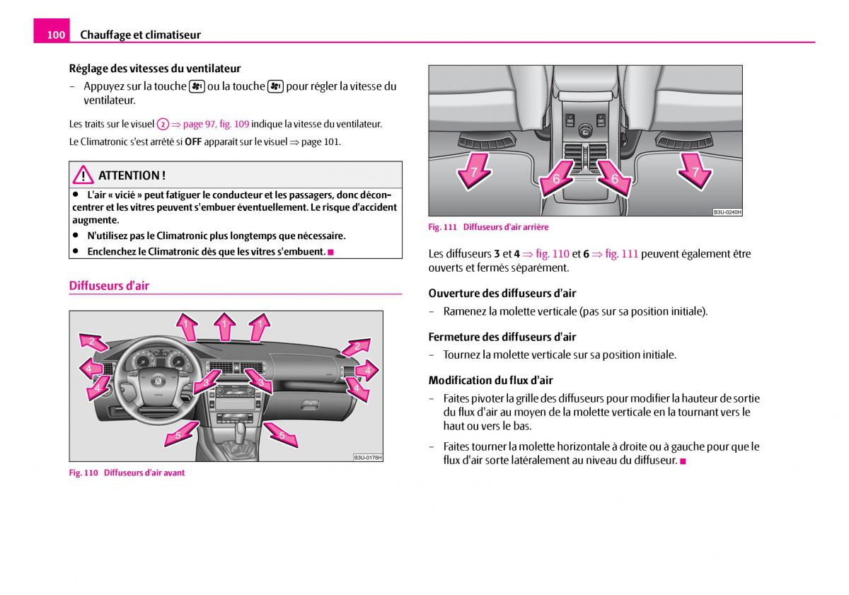 Skoda Superb I 1 manuel du proprietaire / page 101