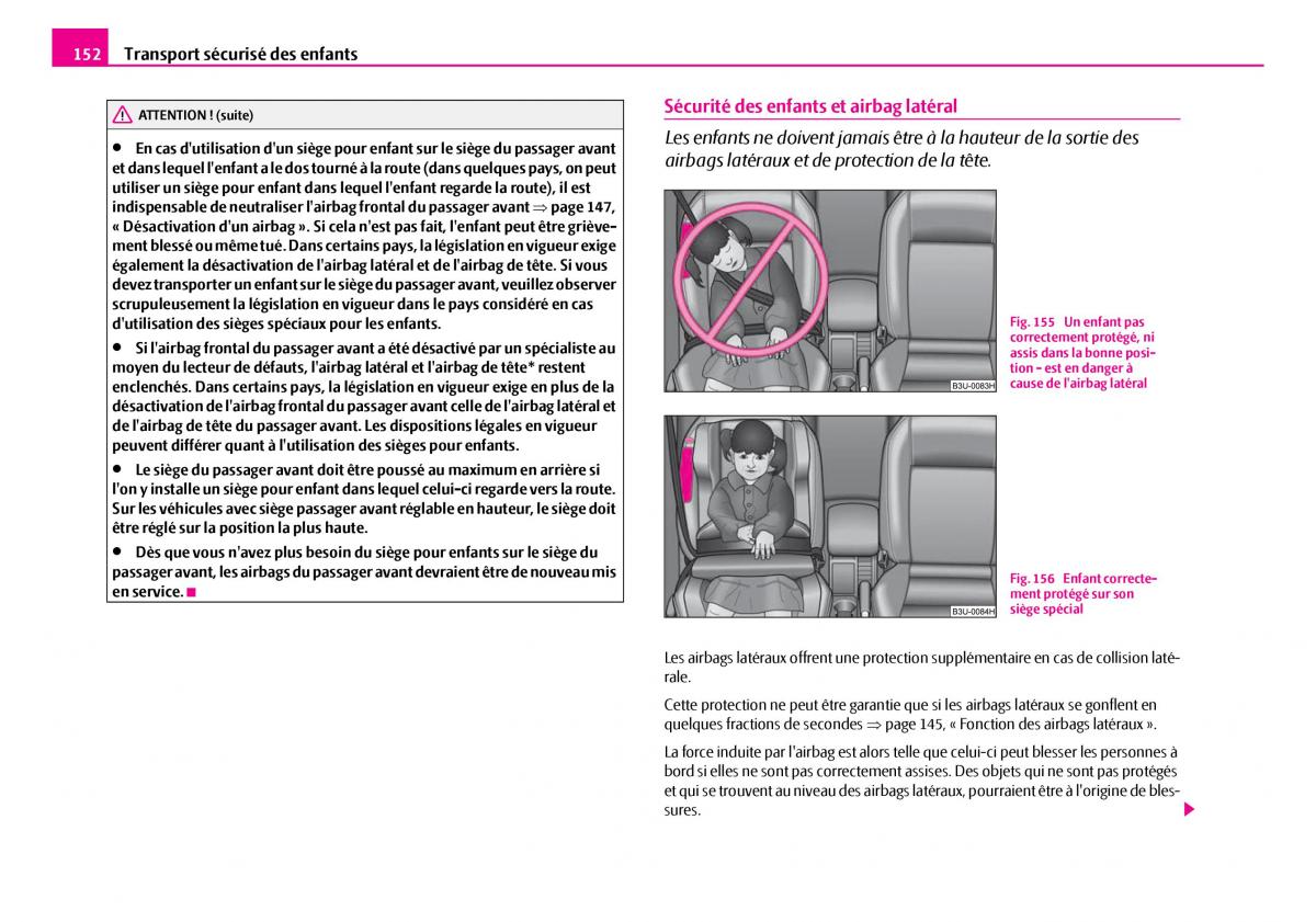 Skoda Superb I 1 manuel du proprietaire / page 153