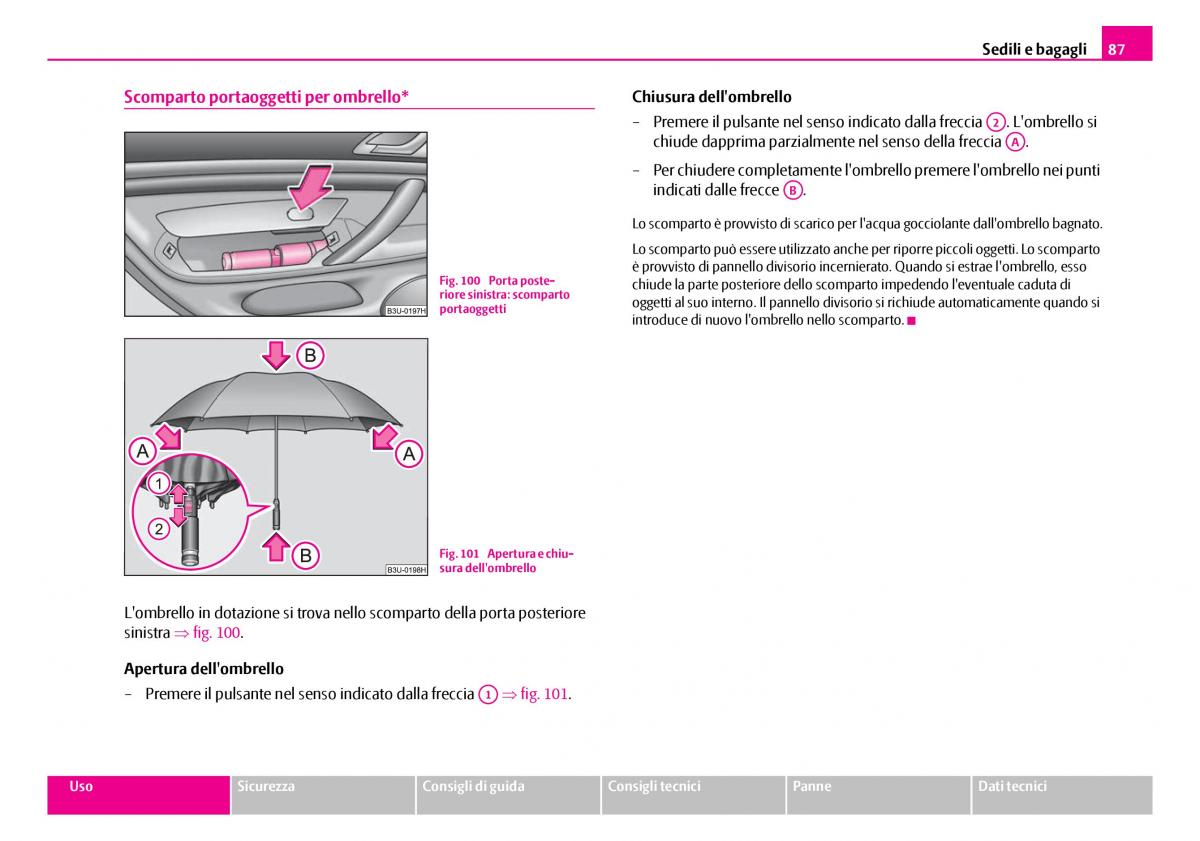 Skoda Superb I 1 manuale del proprietario / page 88