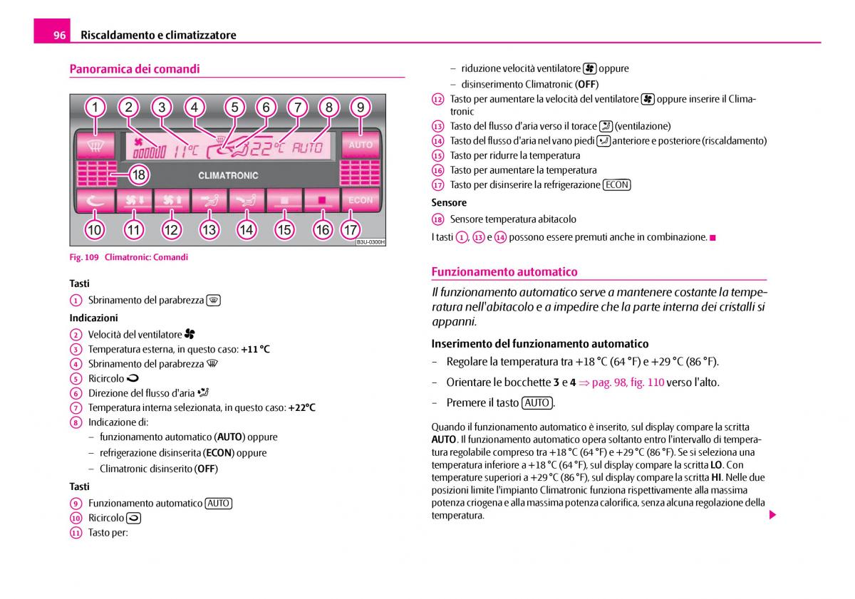 Skoda Superb I 1 manuale del proprietario / page 97