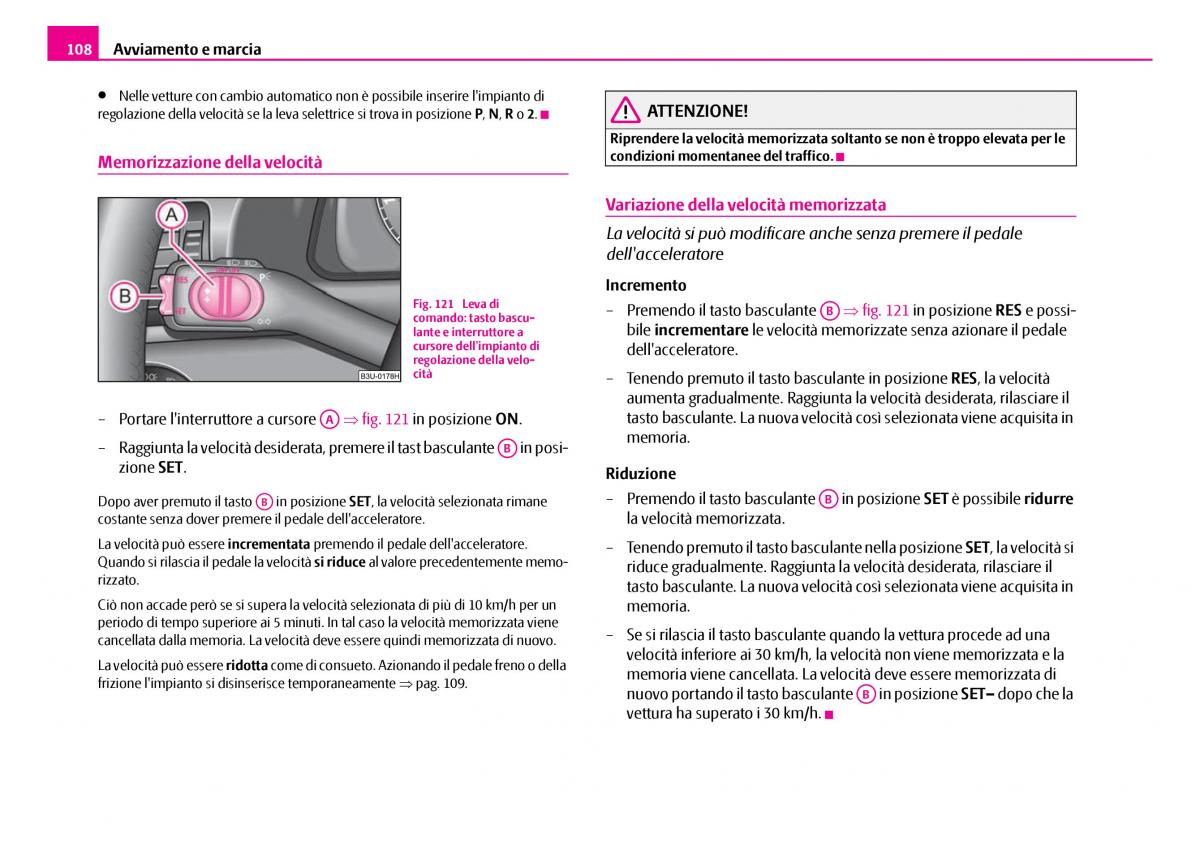 Skoda Superb I 1 manuale del proprietario / page 109