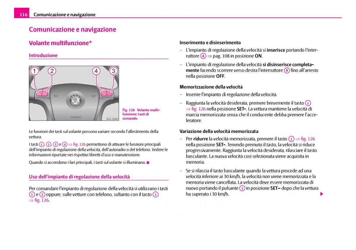 Skoda Superb I 1 manuale del proprietario / page 117