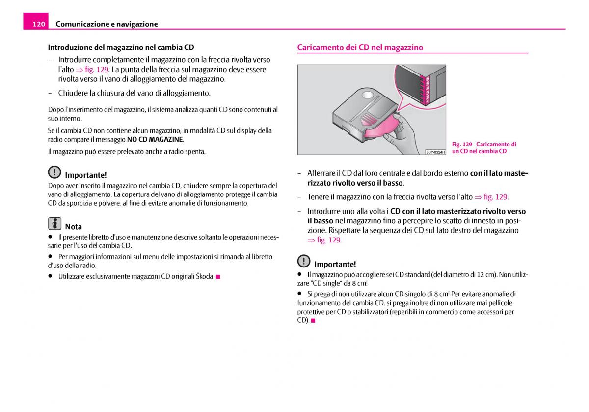 Skoda Superb I 1 manuale del proprietario / page 121